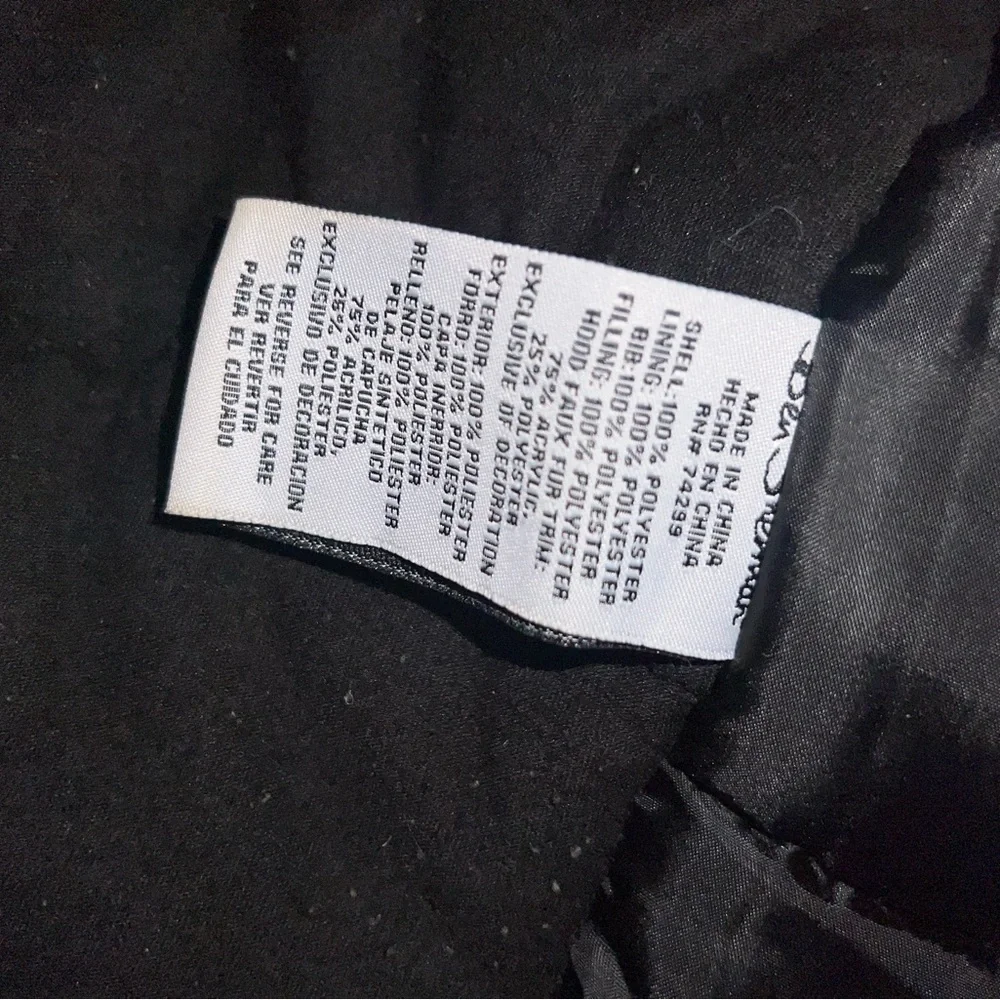 Ben Sherman Black Parka - Picture 6 of 6
